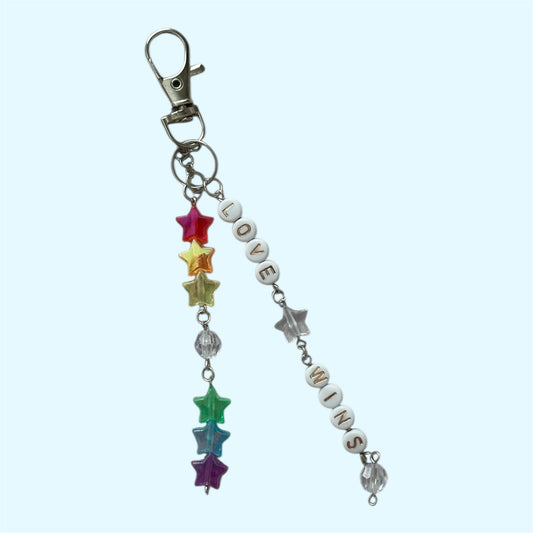 Love wins keychain