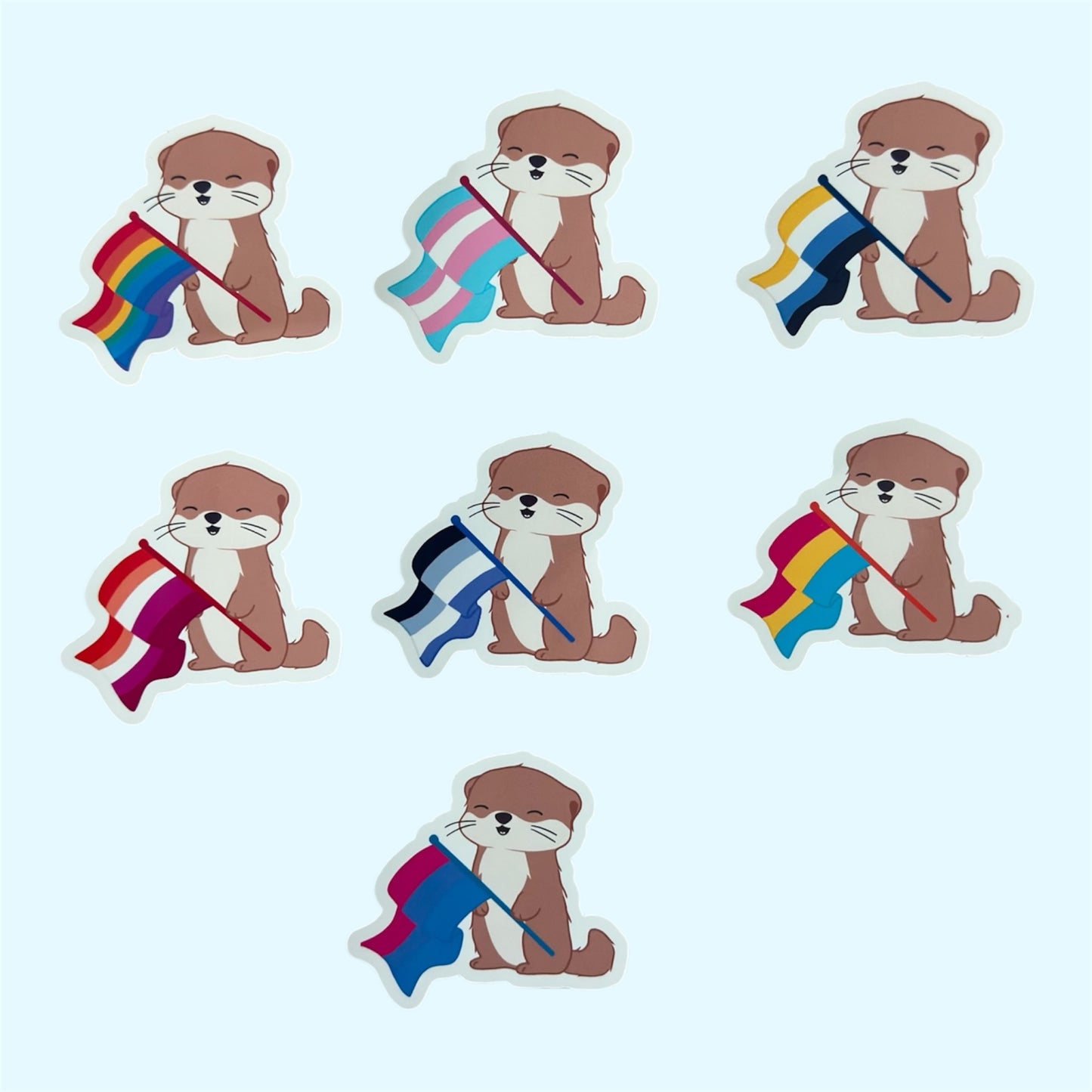 Pride otters